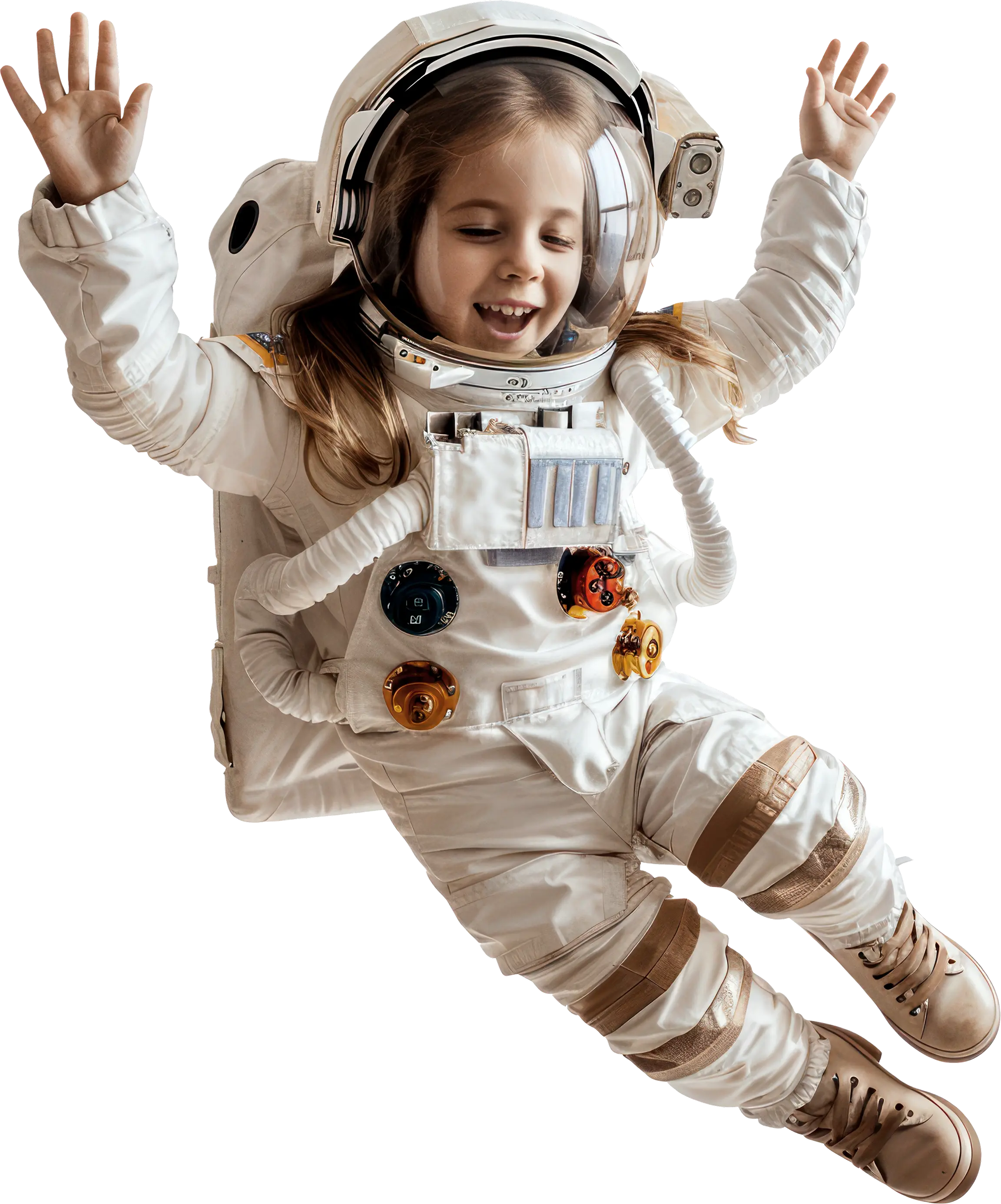 Girl astronaut at Obi School